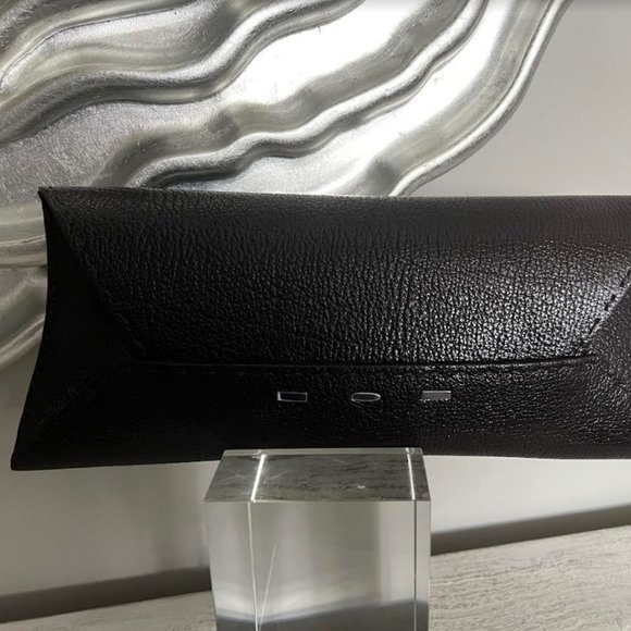 VBH Vernon Bruce Hoeksema BROWN LEATHER "STRETCH" CLUTCH PURSE *244/300* - Picture 4 of 12